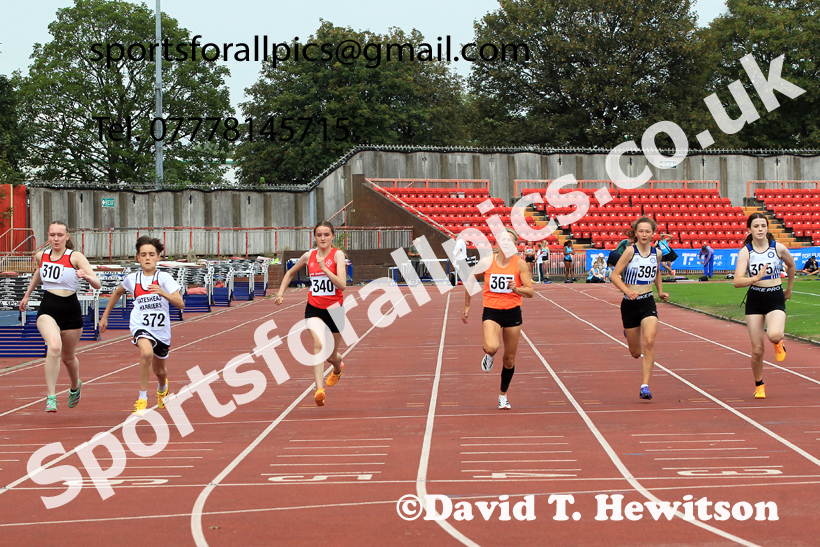 100 metres, Gateshead Tartan Games.  Photo: David T. Hewitson/Sports for All Pics